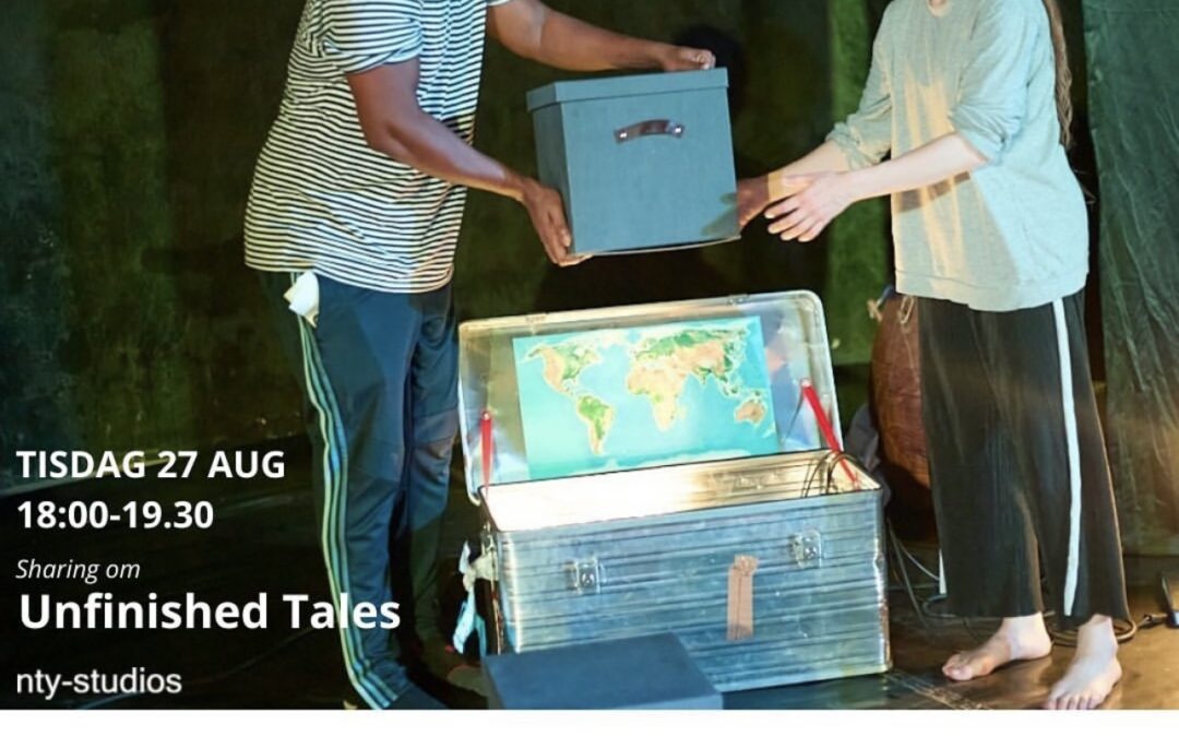 SHARING EFTER UNFINISHED TALES – A collective story’ på Moskosel Creative Lab Augusti 2024
